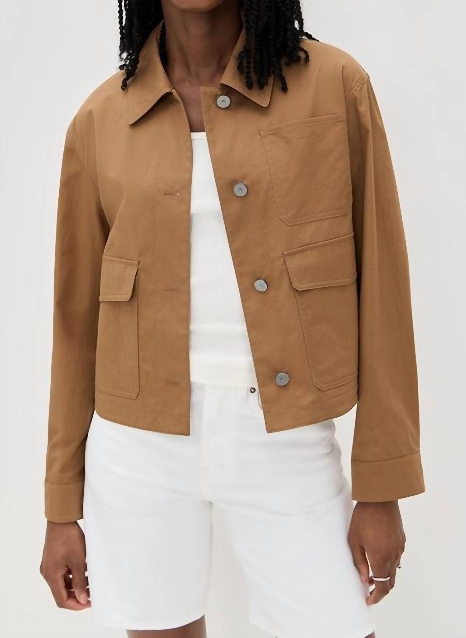 Theory - Crop Work Jacket
