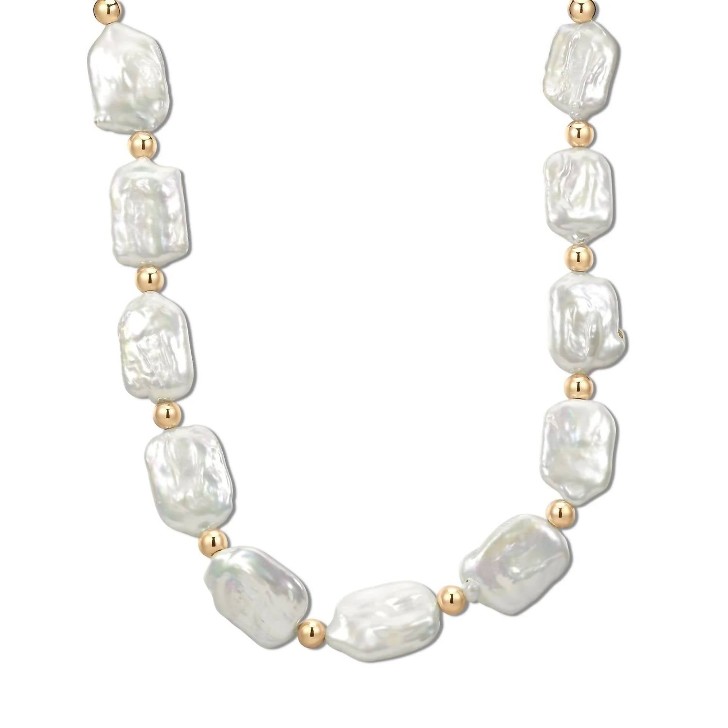Eklexic - Women's Penn Pearl & Bead Choker Necklace