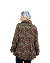 On The Plus Side - Cowl Long Sleeve Tunic - Plus