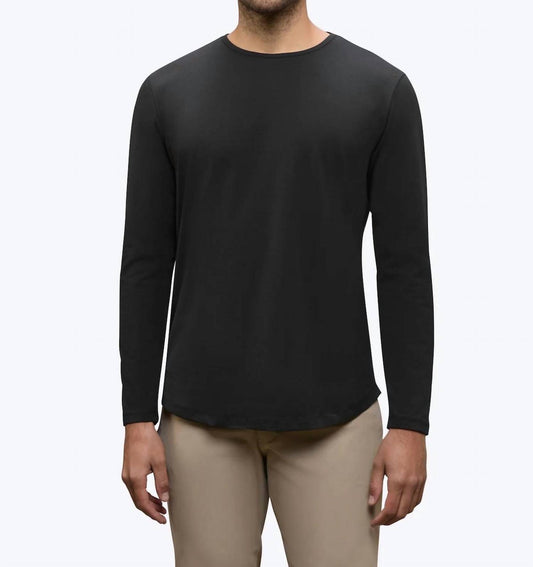 Cuts - Ao Long Sleeve Curve-hem Tee