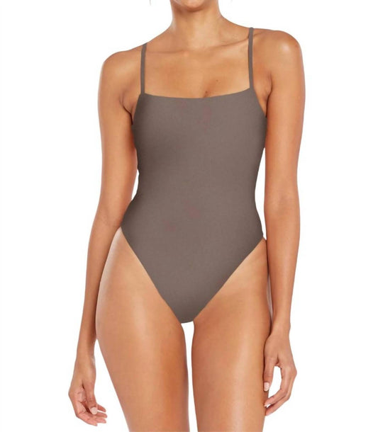 Vitamin A - Jenna High Leg One Piece