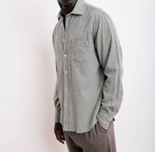 Hartford - Paul Brushed Checked Flannel Shirt