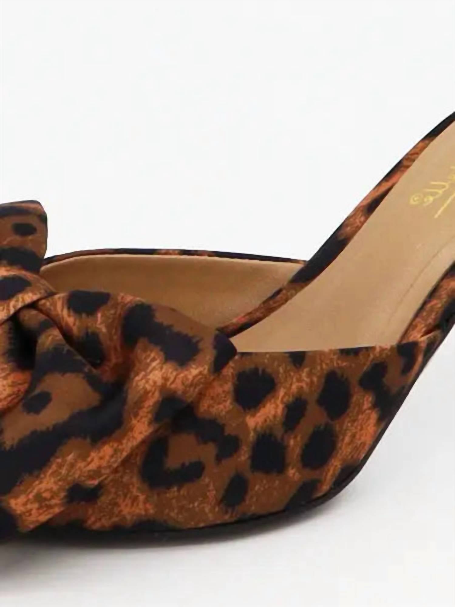 Mars Sky Shoes - Women's Bow Tie Slide Heels