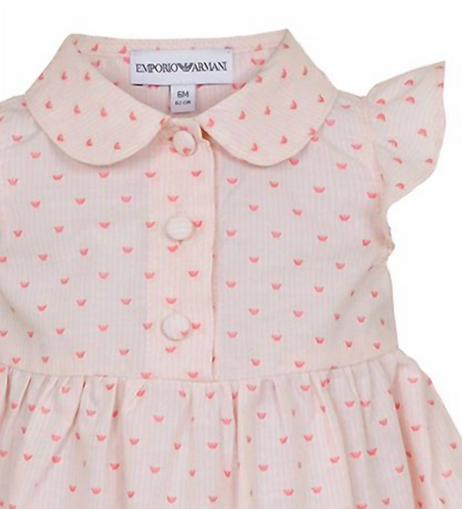 Armani - Girls Pink Eagle Dress