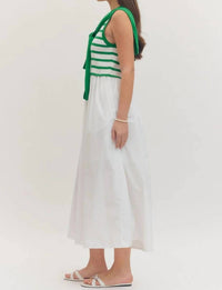 Entro - Augusta Poplin Over The Shoulder Dress