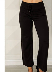 French Kyss - Drawstring Wide-leg Pant