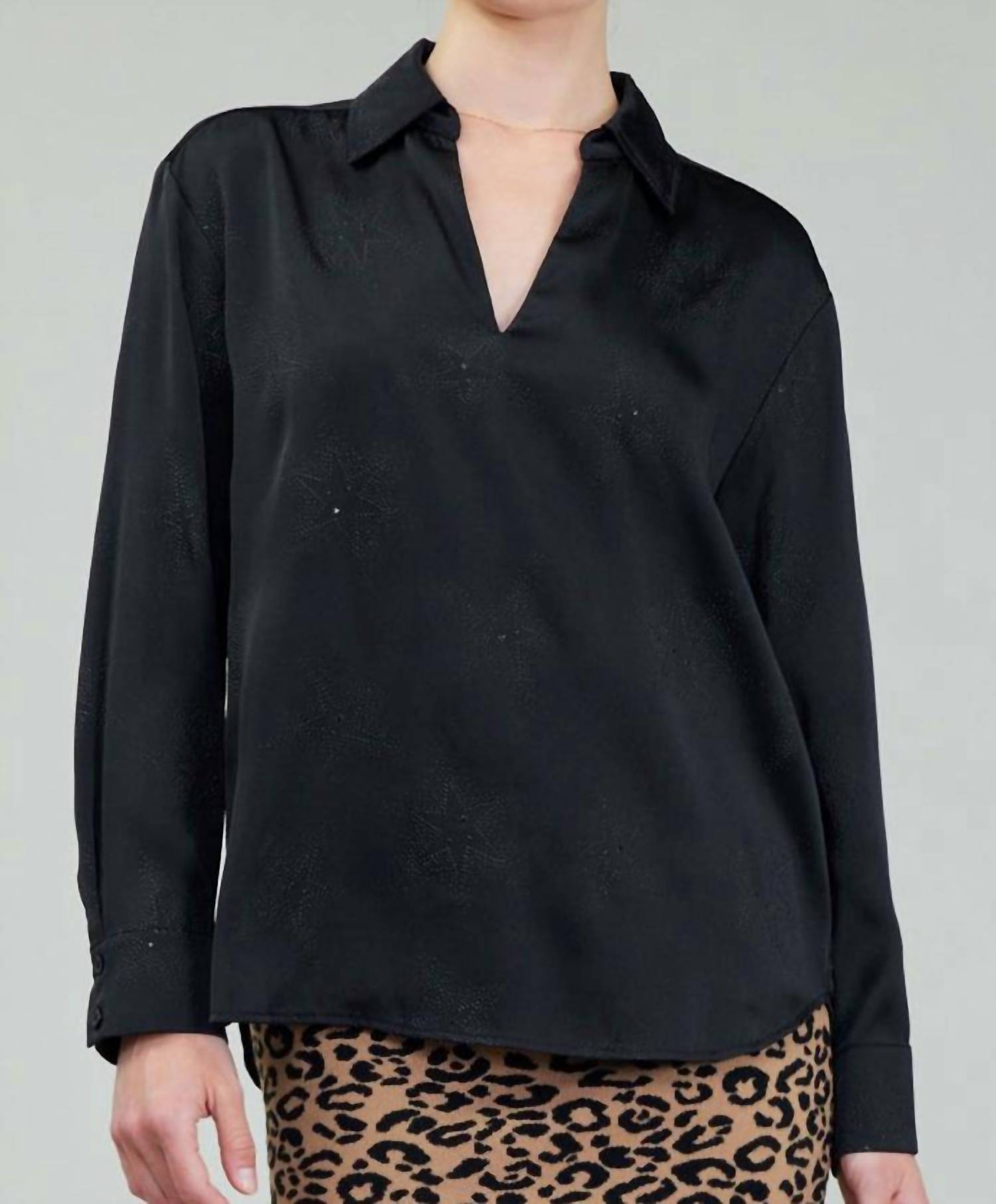 Current Air - Decker Starry Night Pullover Blouse