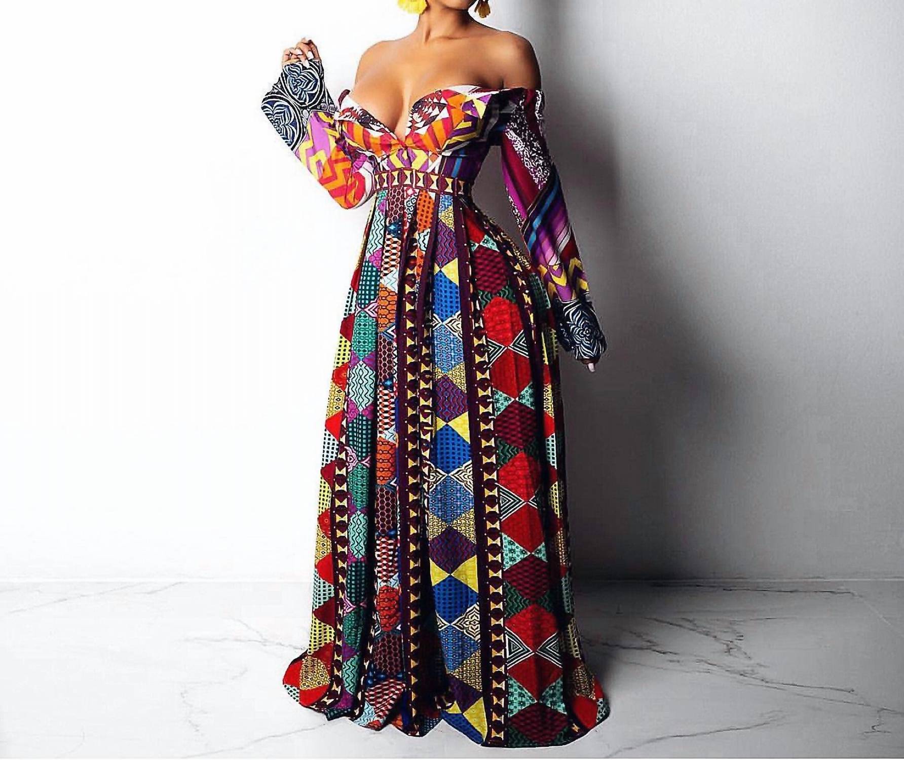 Little Secret Of Mine - Soleil Brilliant Maxi Dress