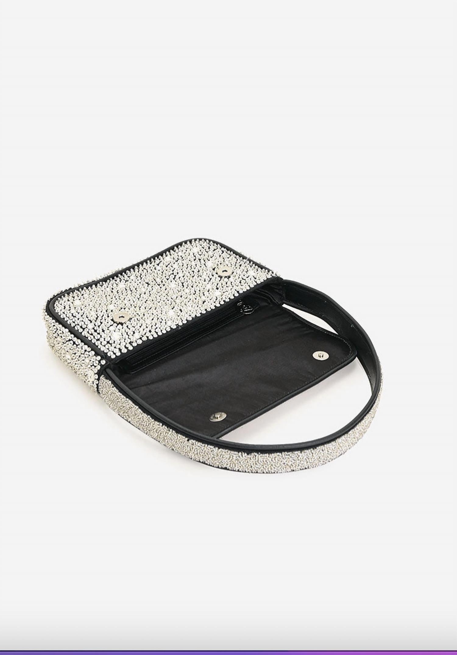 AMERICA & BEYOND Women's Moonlit Glam Shoulder Bag in diamond black - women's bag - view 4