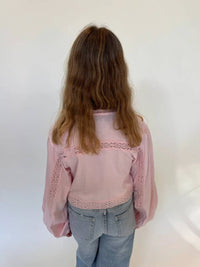 Katie J Nyc - Addie Lace Trim Top