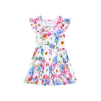 Posh Peanut - Girls Cynthia Ruffled Twirl Dress