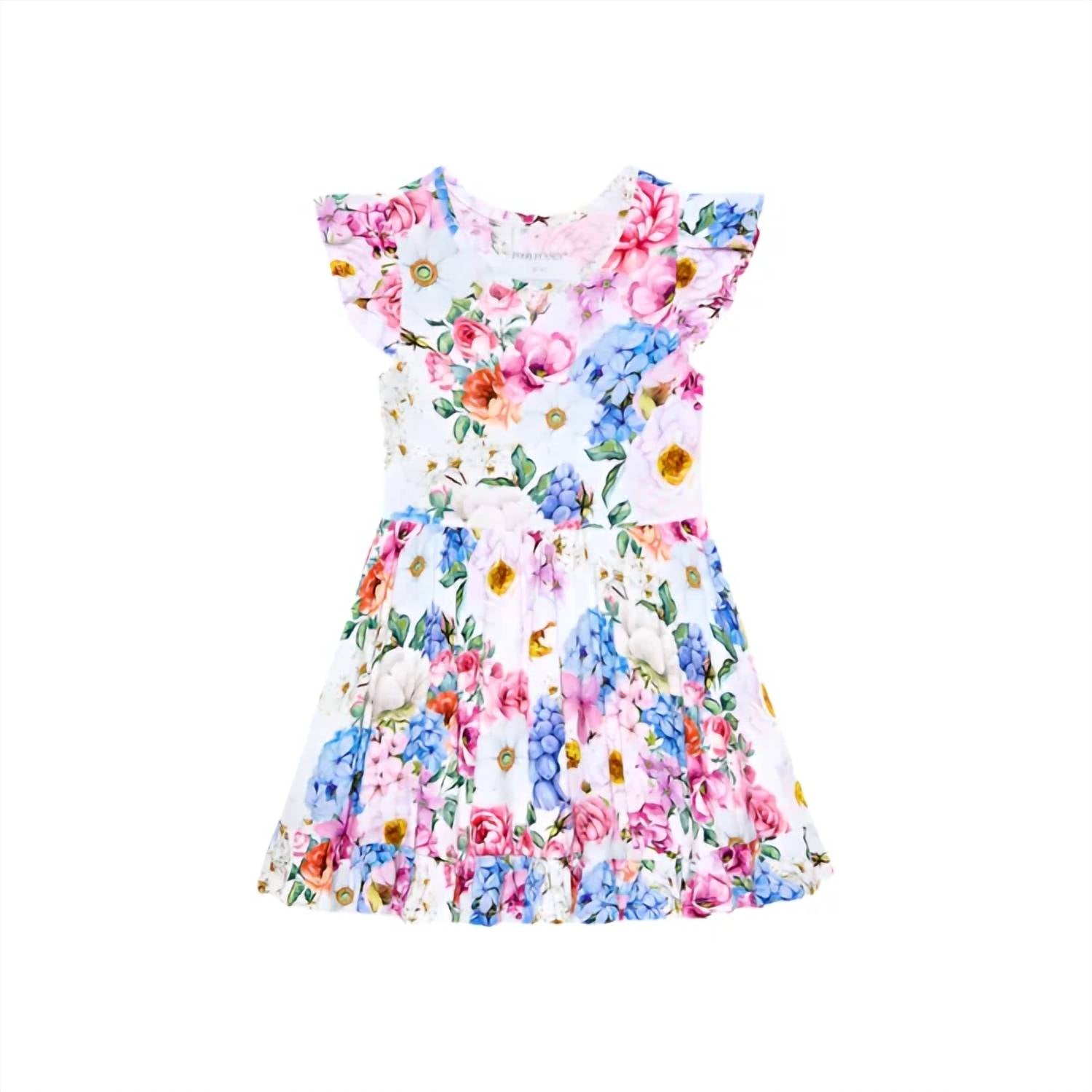 Posh Peanut - Girls Cynthia Ruffled Twirl Dress