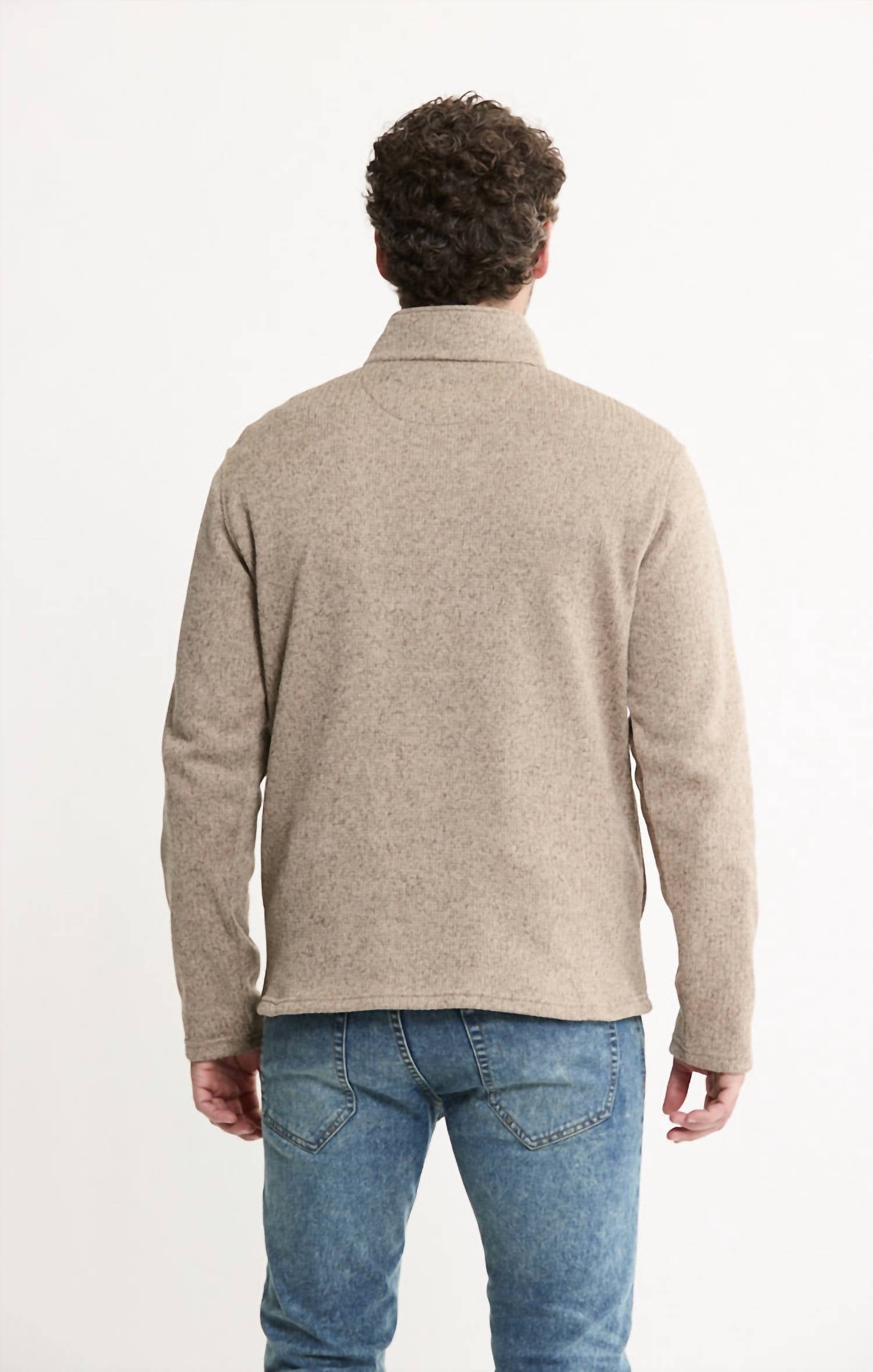 Jachs New York - Stretch Fleece Quarter Zip Pullover