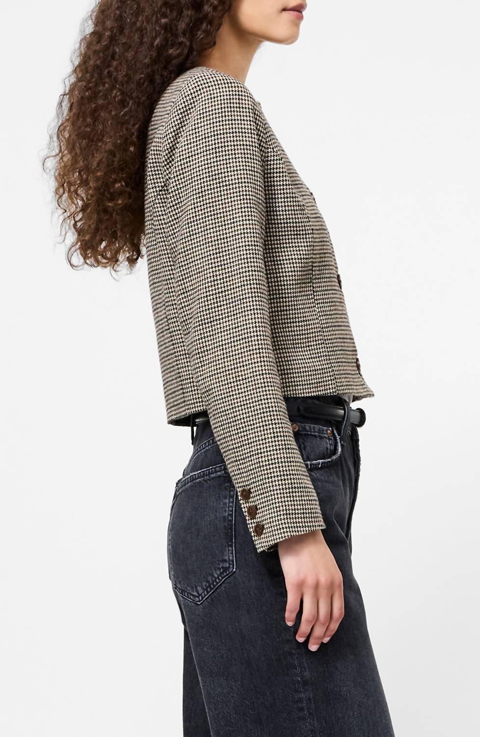 French Connection - Houndstooth Wool Jacket