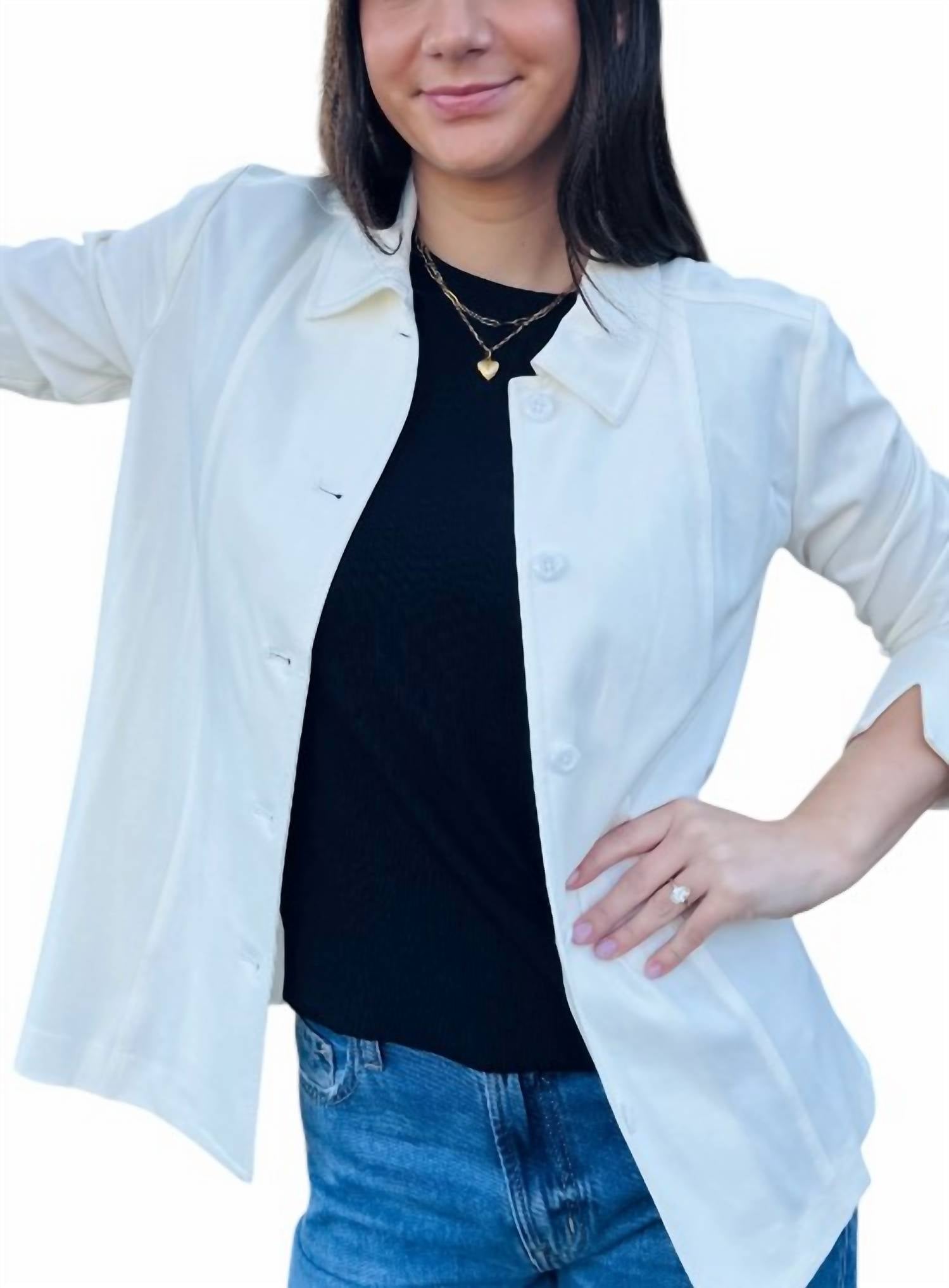 Peace Of Cloth - Kate Shirt Jacket