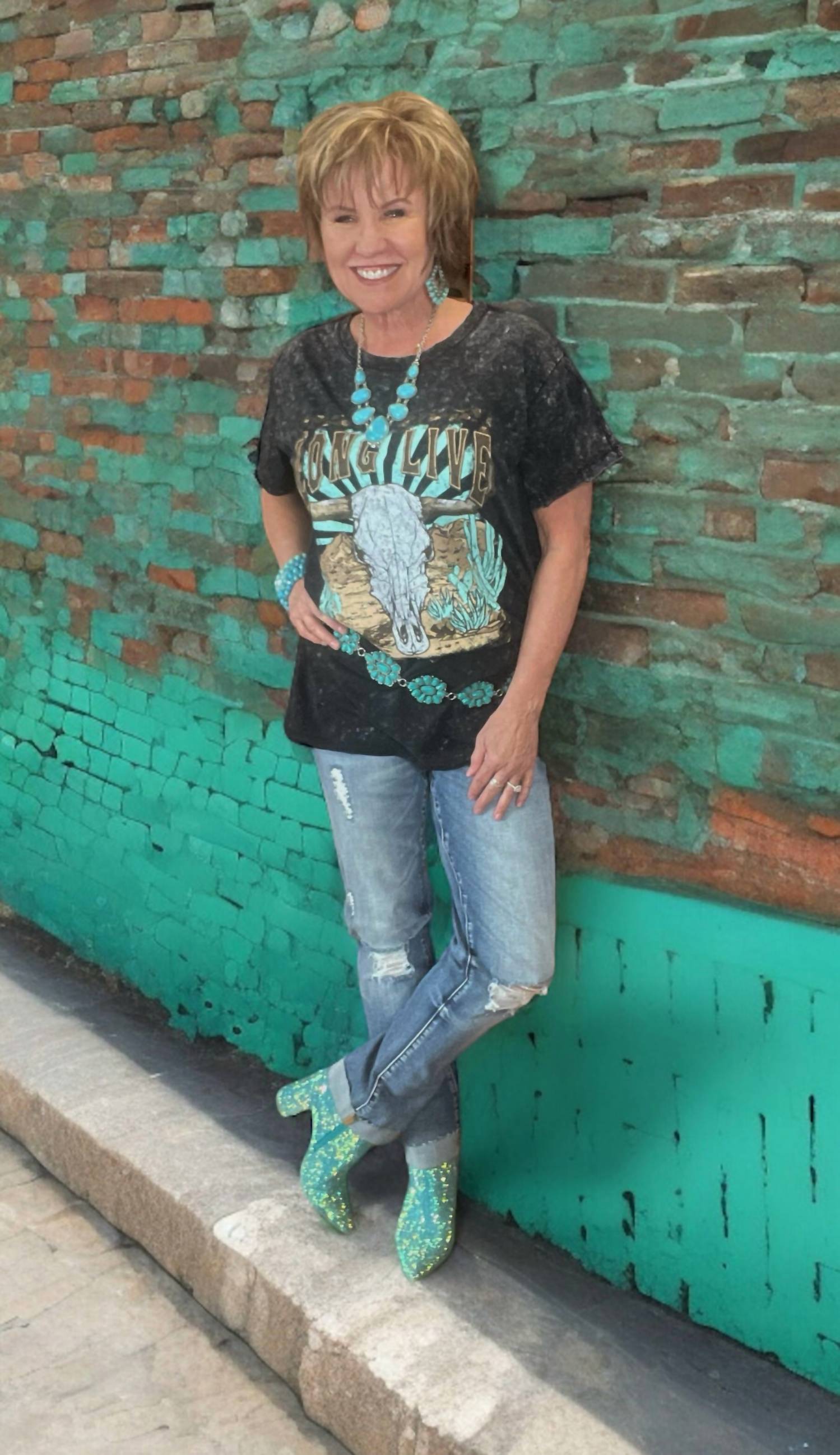 Zutter - Long Live Tee Shirt Tunic Dress