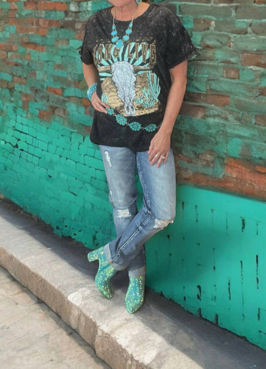 Zutter - Long Live Tee Shirt Tunic Dress