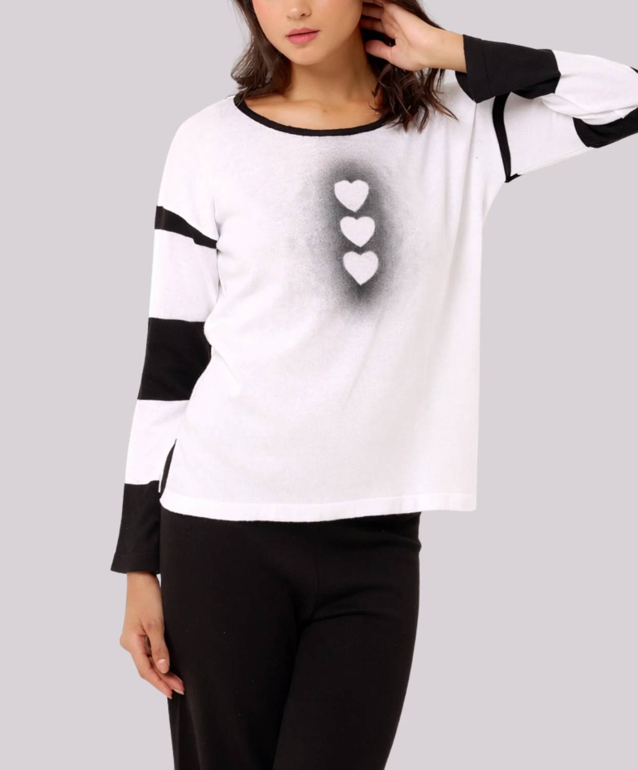 Angel Apparel - Heart Knit Top