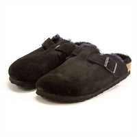Birkenstock - Women's Boston Shearling Suede Clogs