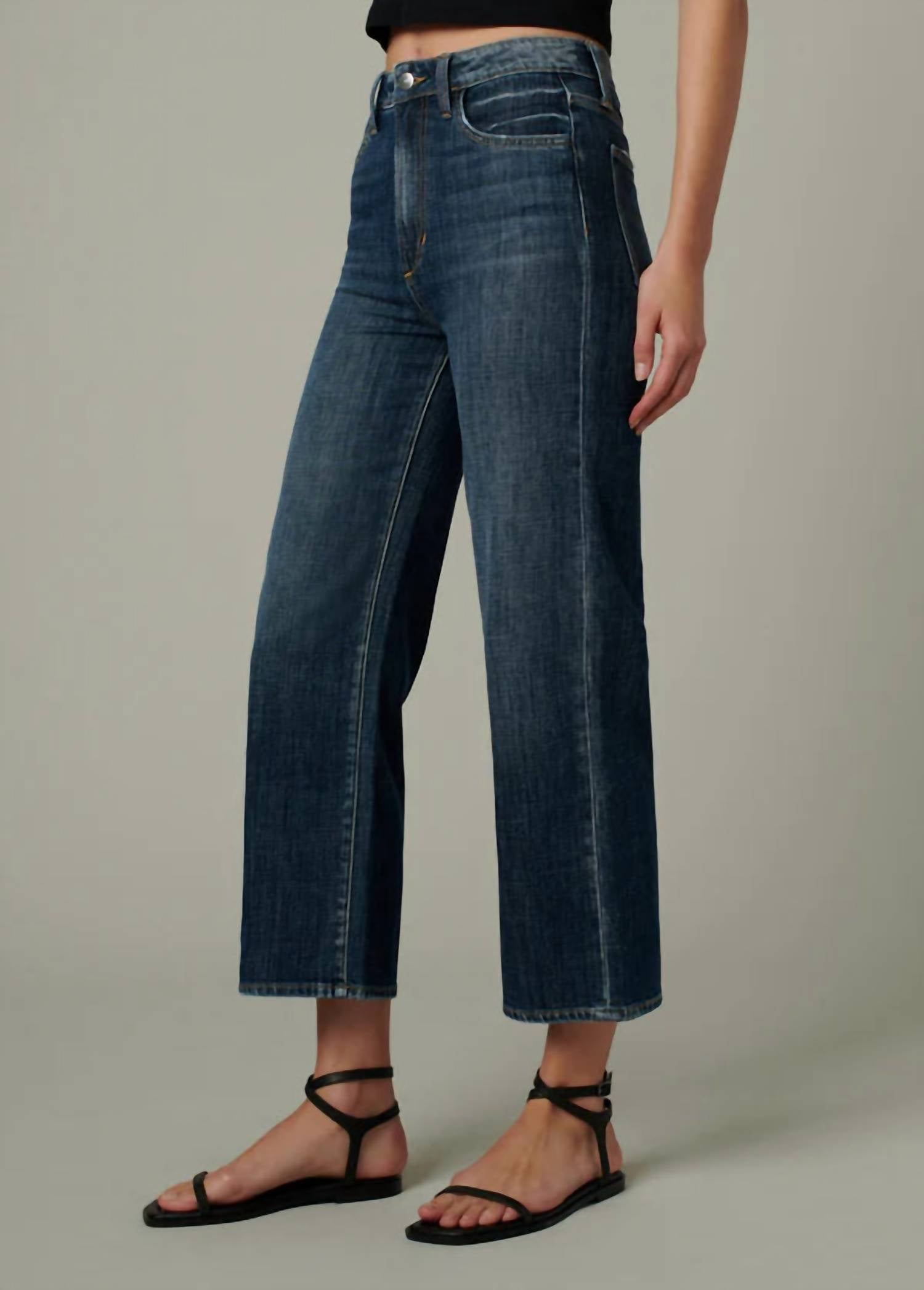 Joe'S Jeans - Blake High Rise Wide Leg Crop Jeans