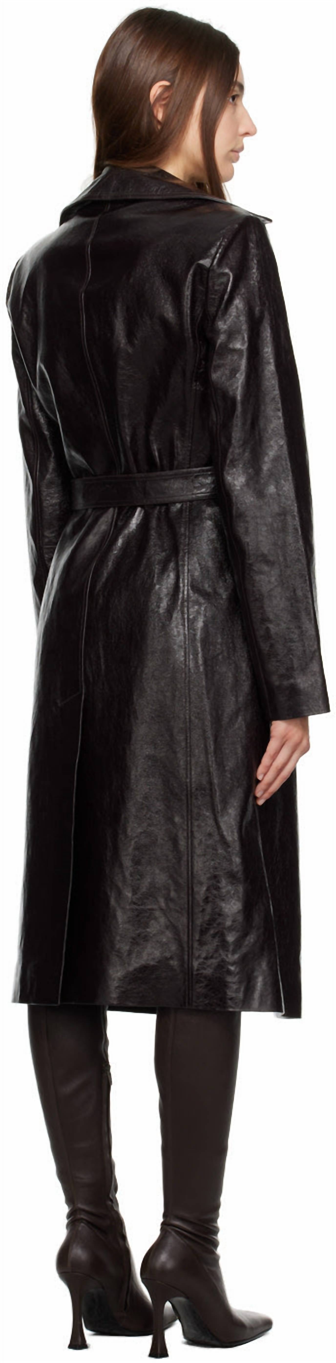 Helmut Lang - Leather Trench Coat