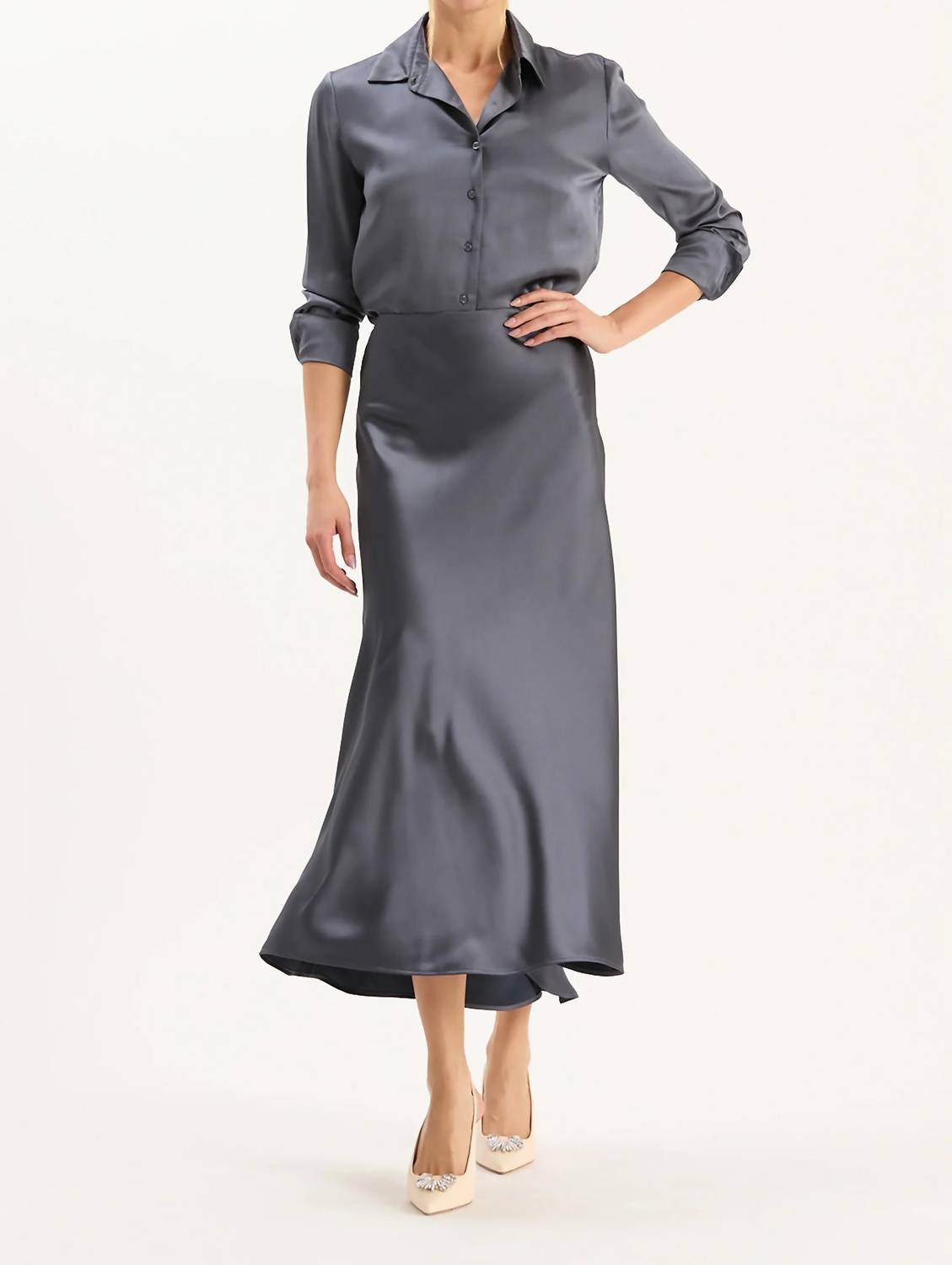 Tyler Boe - Edie Charmeuse Skirt