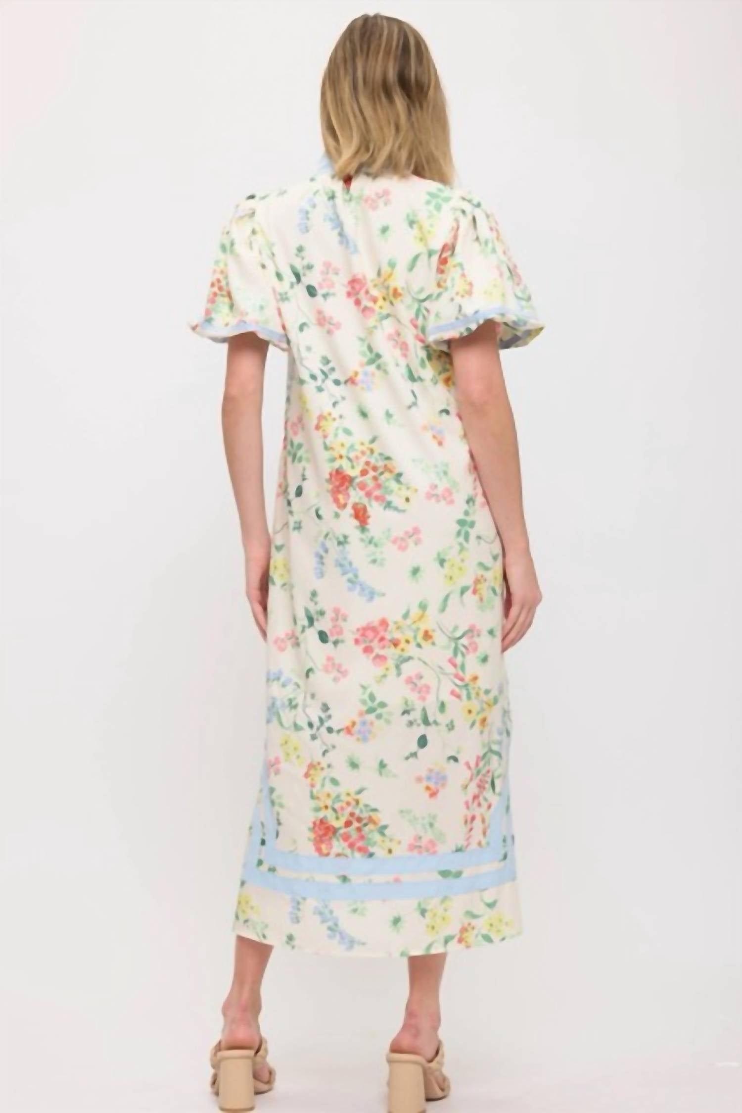 Beeson River - Floral Tunic Style Midi Dress