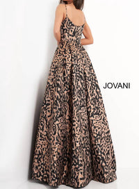 Jovani - Spaghetti Strap Prom Gown