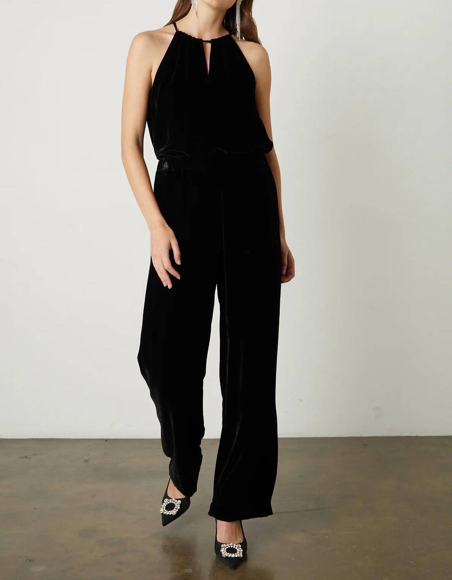 Velvet By Graham & Spencer - Aleaha Silk Velvet Sleeveless Blouse