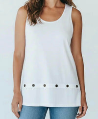 Picadilly - Button Trim Tank Top