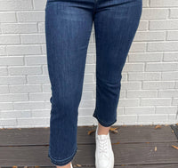 Elliott Lauren - Bootcut Jeans with Raw Hem