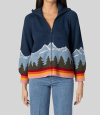 The Great. - Vista Full-zip Sweater
