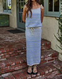 By Together - Striped Knit Skirt