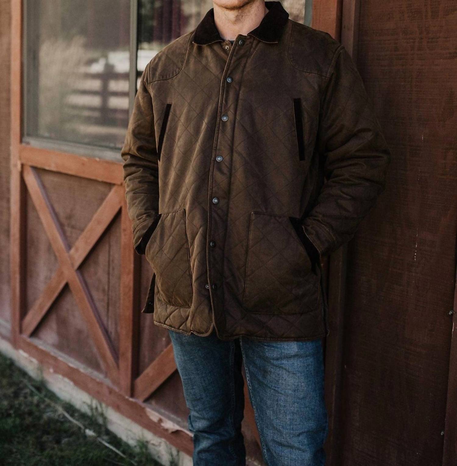 Outback Trading Co. Harlow Barn Jacket in brown - men's jacket