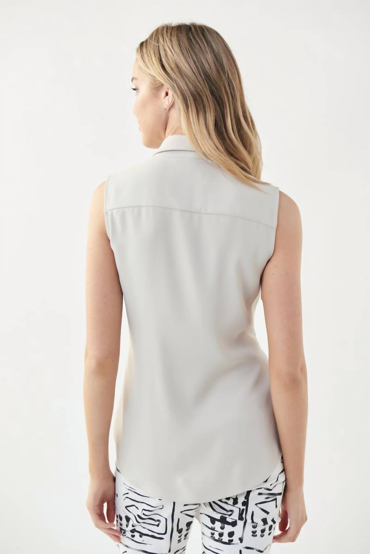 Joseph Ribkoff - Maria Sleevless Tie Front Top