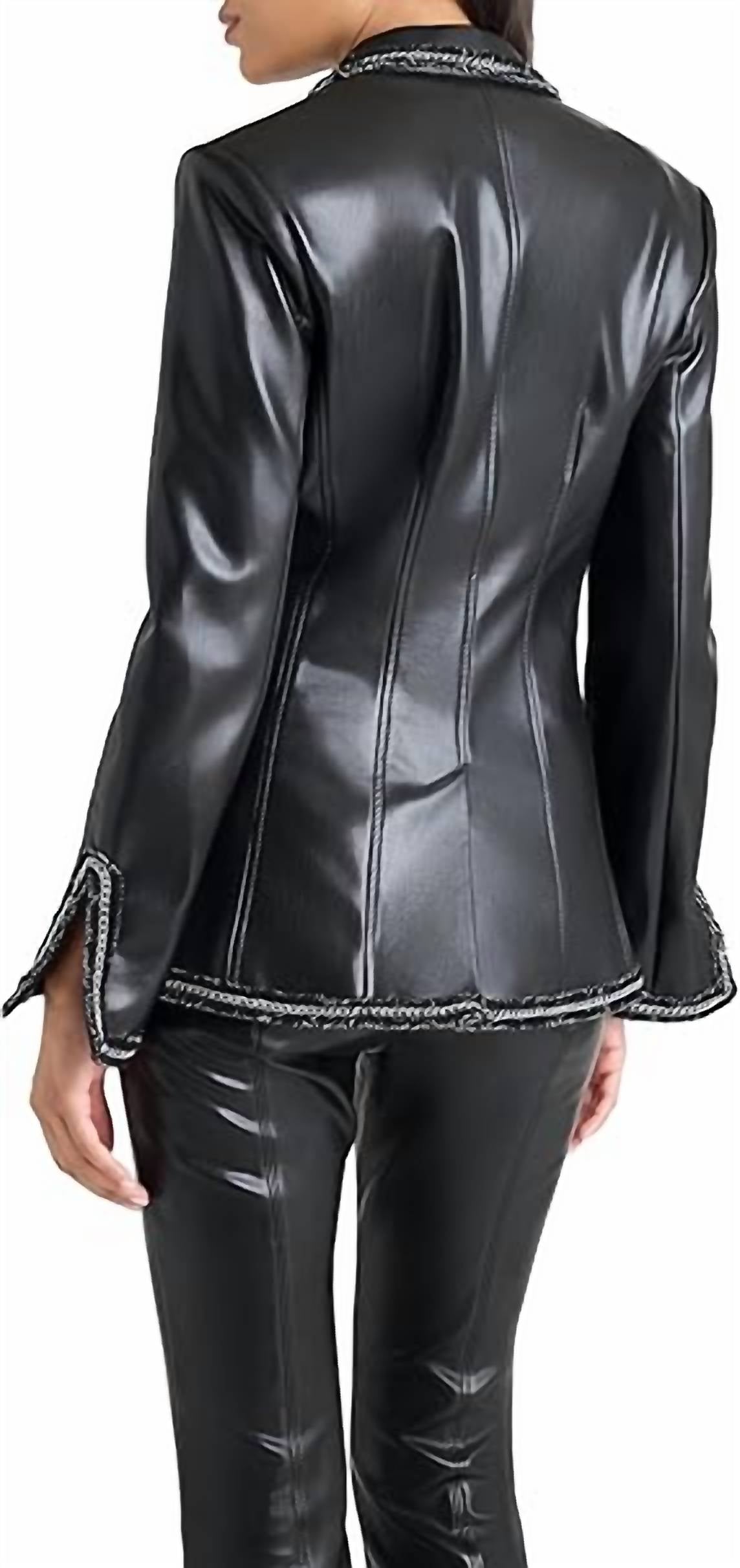 Cinq A Sept - Chain Vegan Cheyenne Blazer