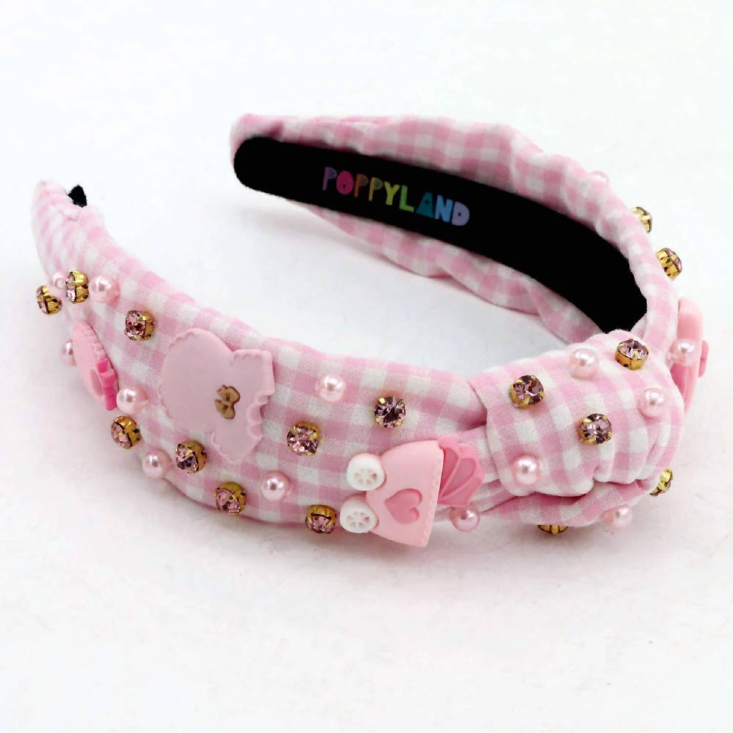 Poppyland Girls Big Sis Headband in it s a girl - kids' accessory - detail view