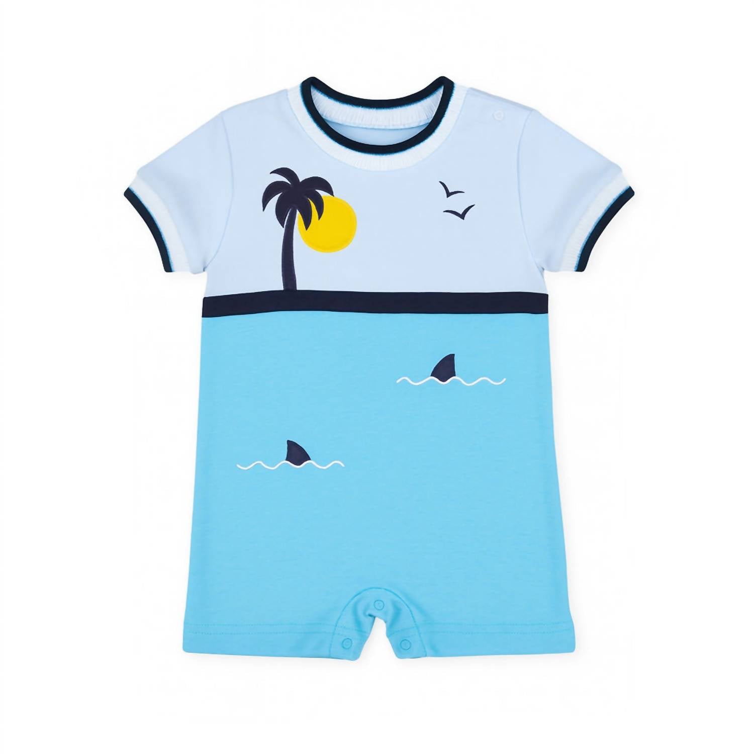 Florence Eiseman - Boy's Ocean Scene Shortall
