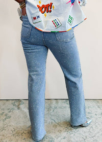 Apricot - Valerie Rhinestone Jean