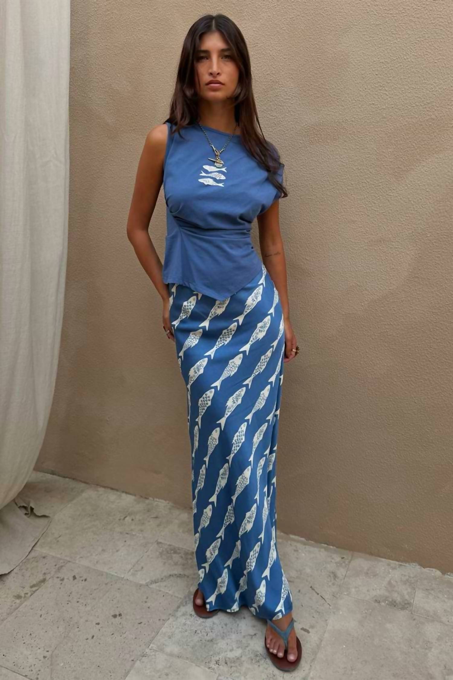Never Fully Dressed - Marina Asymmetric Top