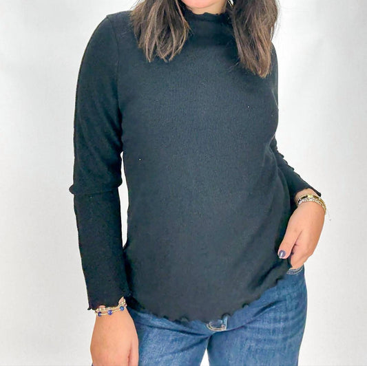 Trisha Tyler - Elizabeth Ribbed Mockneck Top