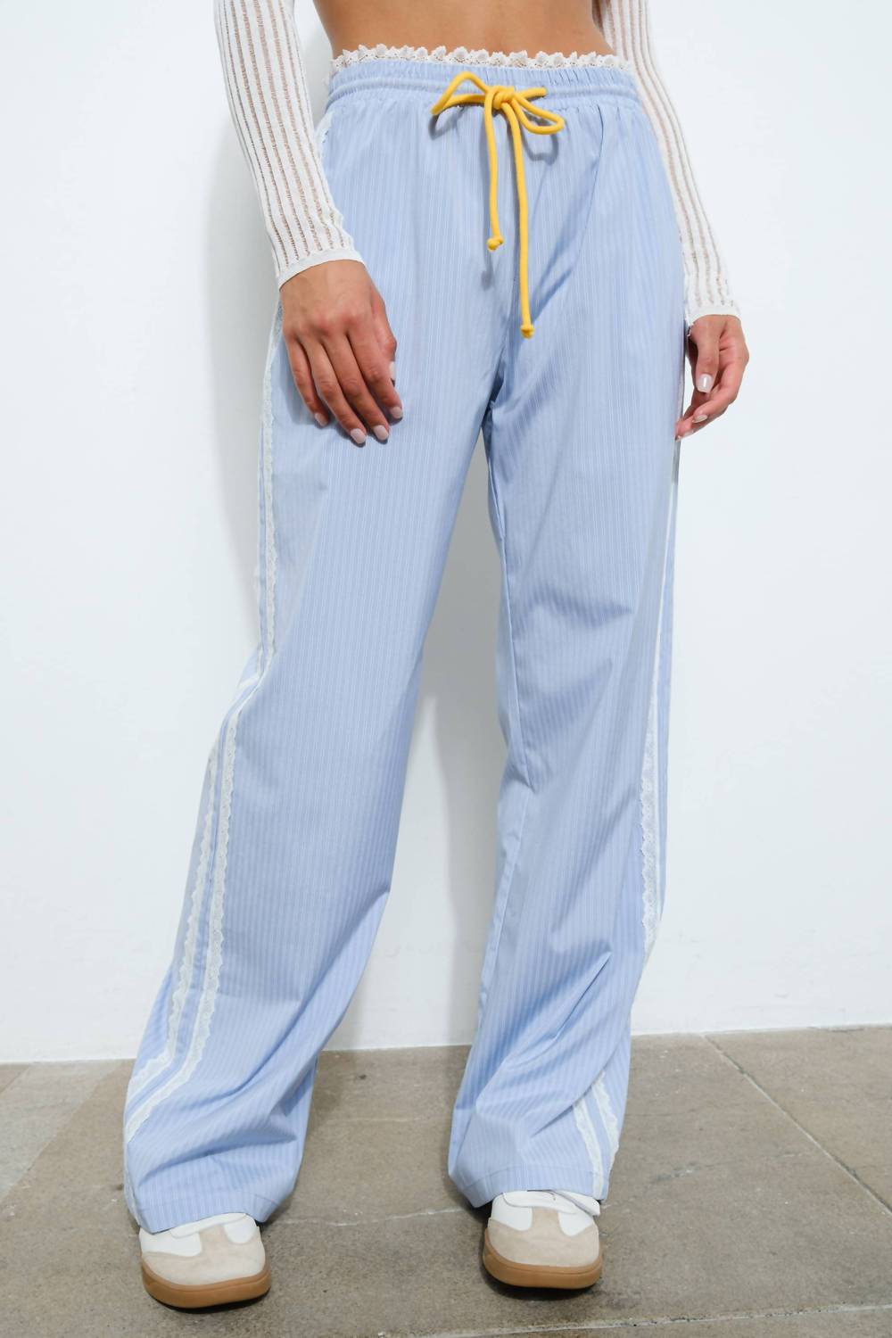 Pretty Garbage - Striped Athletic Pant