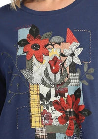 Jess & Jane - Patches Cotton Layered Top