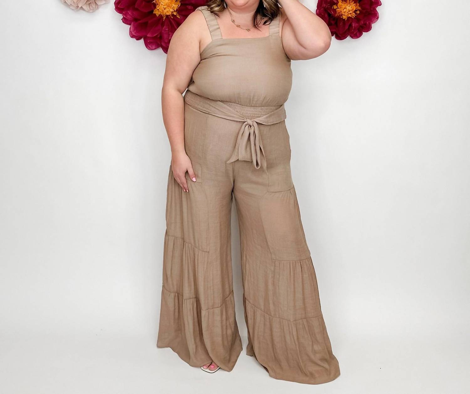 Le Lis - Blissful Wishes Rayon Blend Jumpsuit