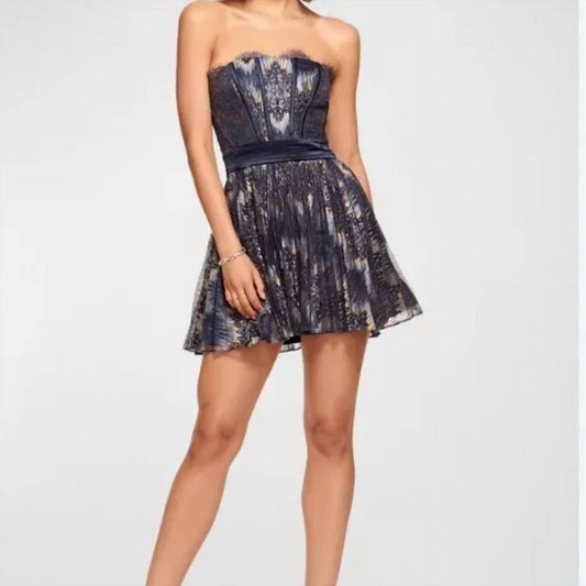 Ramy Brook - Paisley Lace Trim Dress