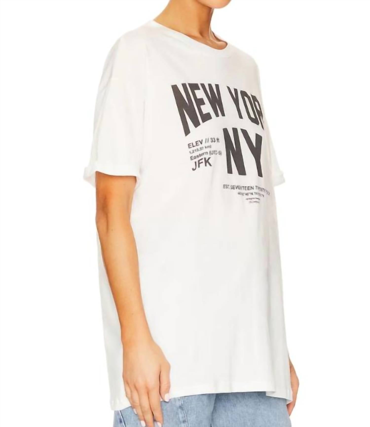 The Laundry Room - Welcome To New York Oversized Tee