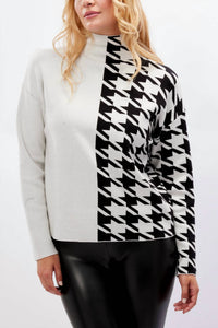Frank Lyman - Houndstooth Print Sweater