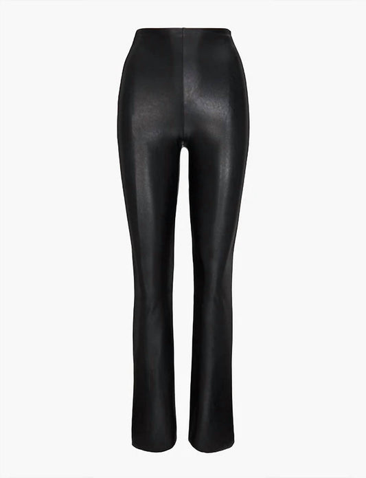 Commando - Faux Leather Flare Legging