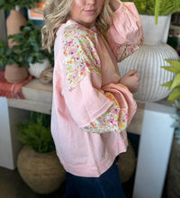 Sage+Fig - Floral Accent Pullover Top