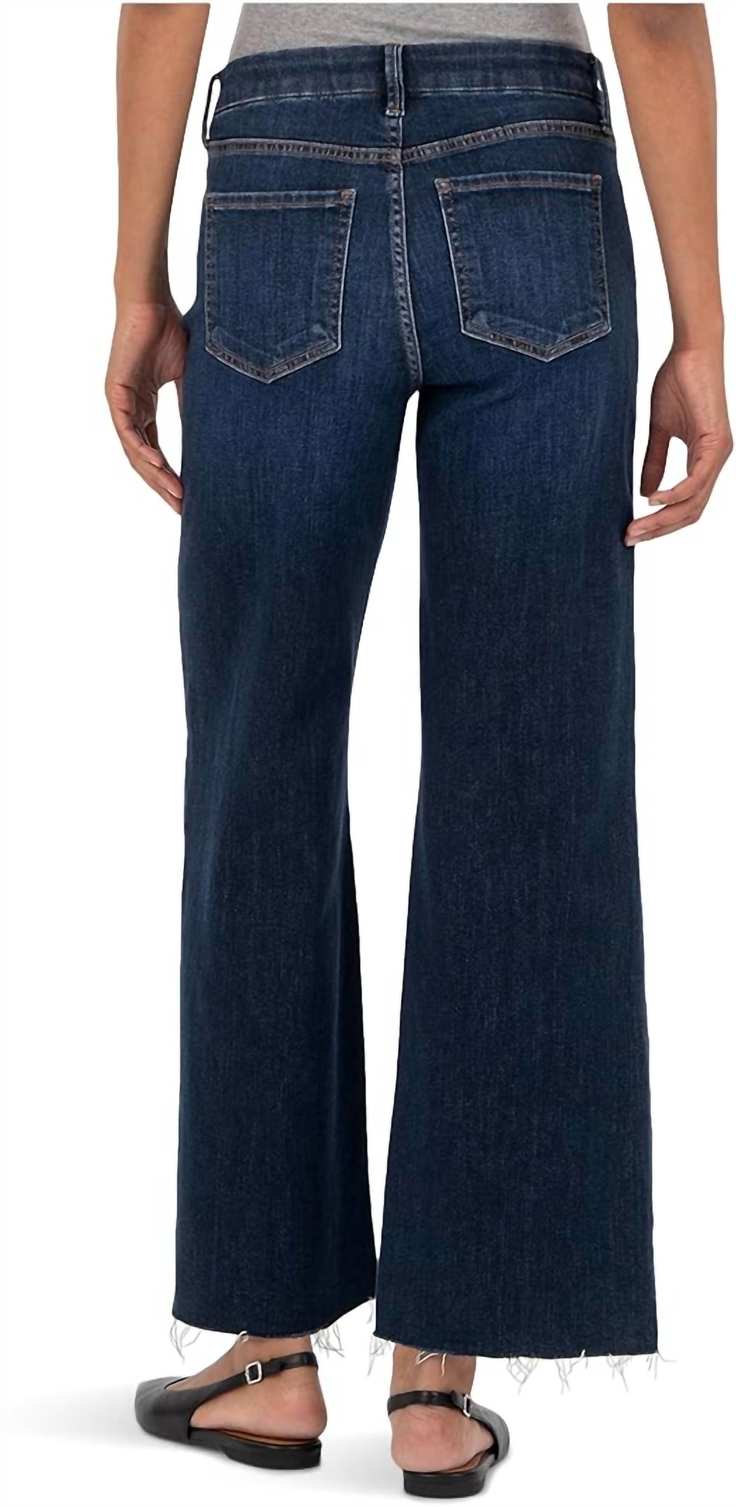 Kut From The Kloth - Meg High Rise Fab Ab Wide Leg Jean